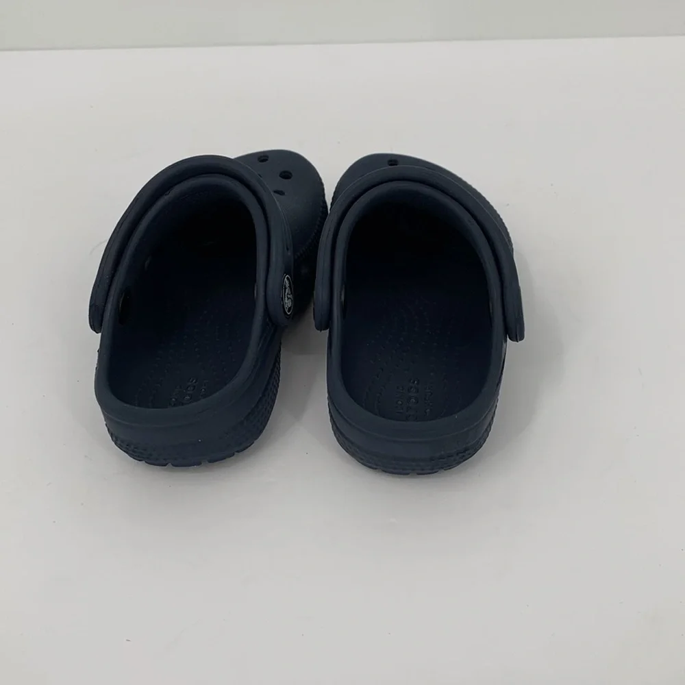 CROCs Classic clog shoe navy marine blue child boys infant baby 7
